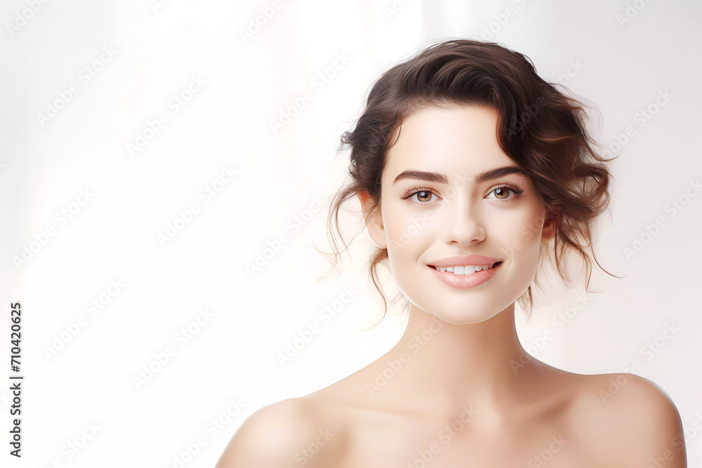 Beautiful woman with perfect skin. Generative ai design. Beautiful woman with perfect skin. Generative ai design.