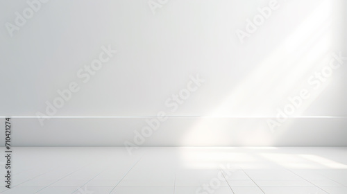 Wallpaper Mural Window shadow on wall , Minimalistic style, Summer season. Torontodigital.ca