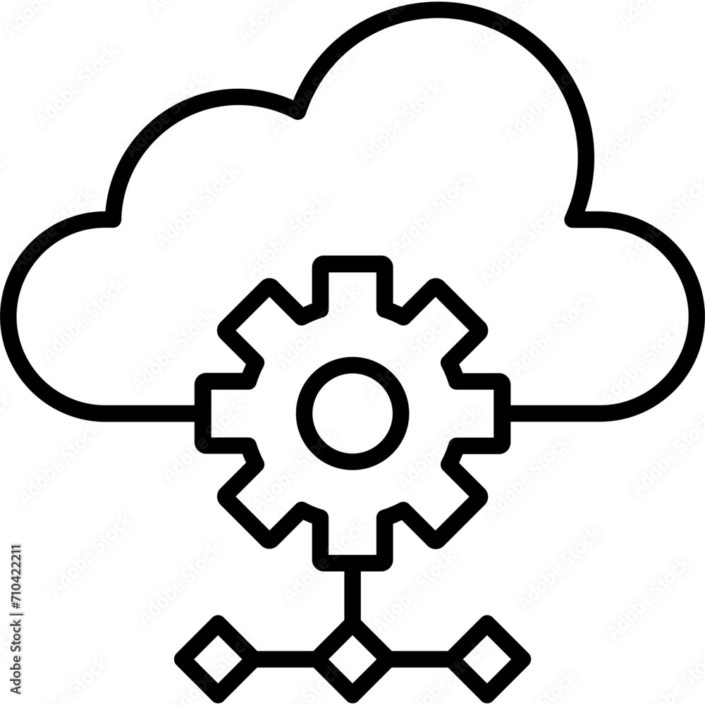 Cloud Services Icon Cloud Services Icon