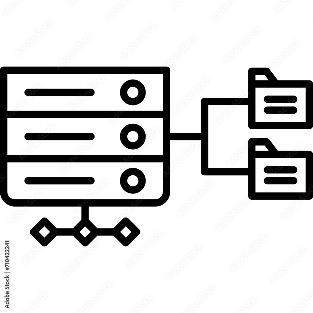 Database Storage Icon Database Storage Icon