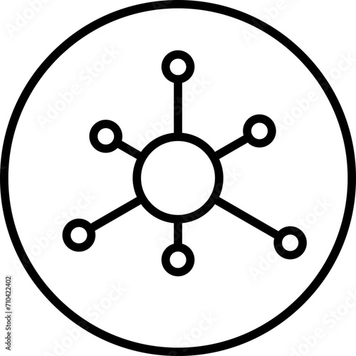 Network Hub Icon