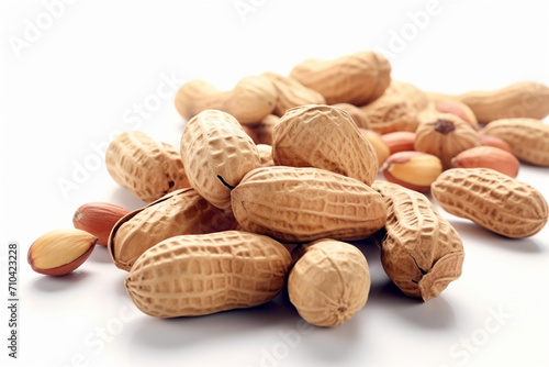 Wallpaper Mural peanuts on isolated photo. generative ai Torontodigital.ca