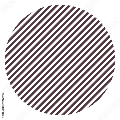 striped circle abstract art for decoration, the halftone geometric shape of artists
