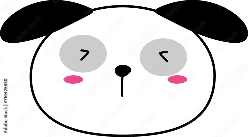 Cute cartoon dog illustration on transparent background.
Cute cartoon dog illustration on transparent background.