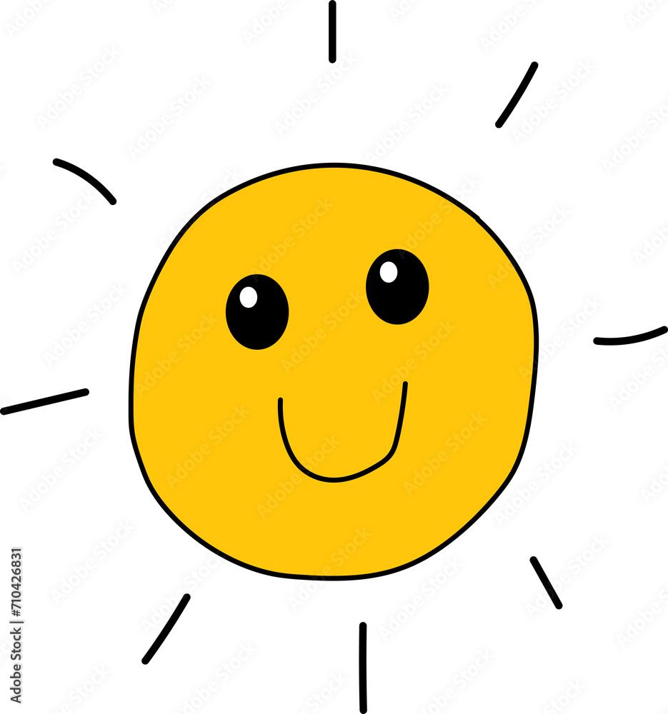 Cute cartoon illustration on transparent background.
Cute cartoon illustration on transparent background.