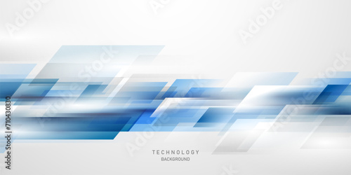 modern blue abstract technology background Vector illustration
