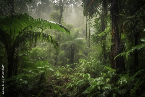 rain forest in the forest