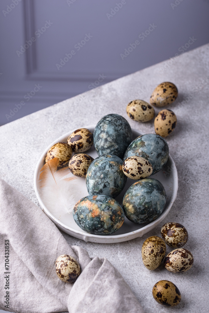 Easter decoration painted dragon eggs Easter decoration painted dragon eggs