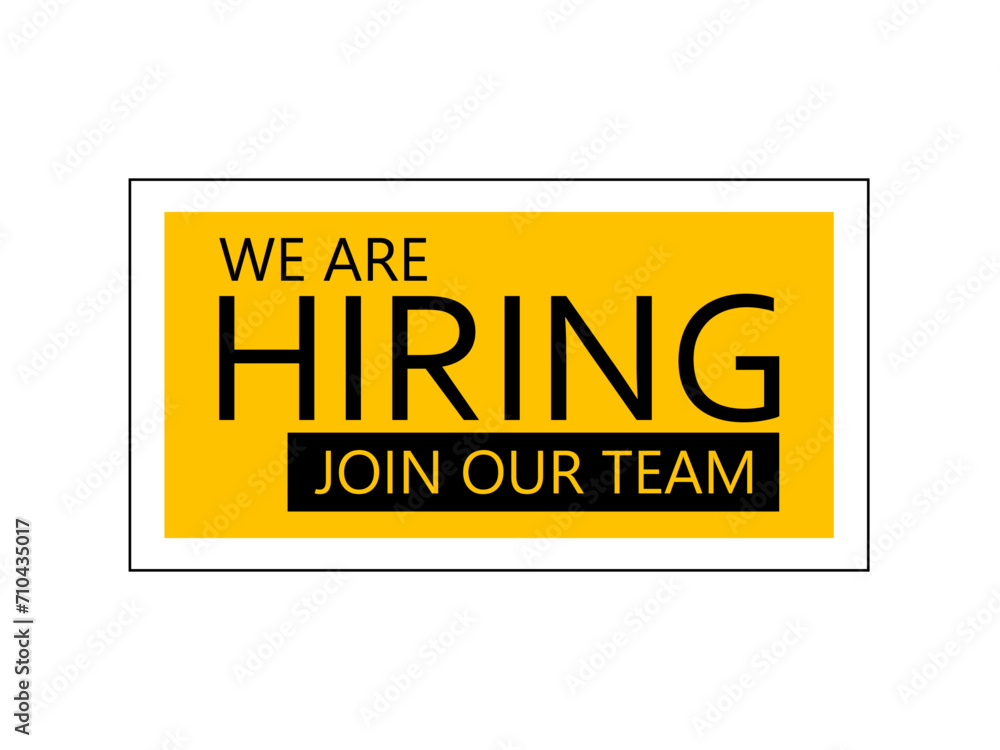 We are hiring banner, poster. We are hiring join our team. We are hiring banner, poster. We are hiring join our team.