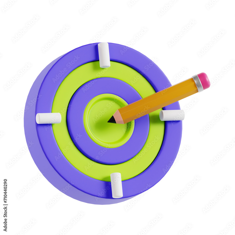 3D Designing Goal Model Reaching Creative Milestones with Purpose. 3d illustration, 3d element, 3d rendering. 3d visualization isolated on a transparent background 3D Designing Goal Model Reaching Creative Milestones with Purpose. 3d illustration, 3d element, 3d rendering. 3d visualization isolated on a transparent background
