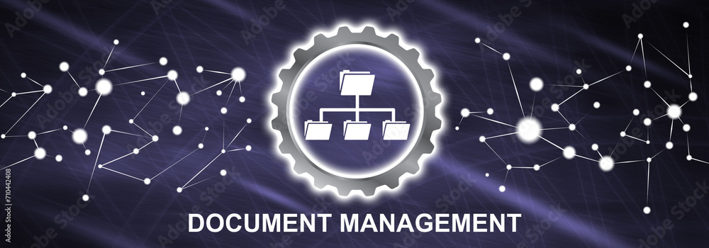 Obraz premium Concept of document management
