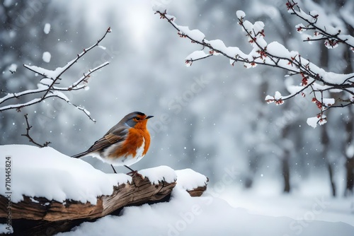 Write a letter from one character to another, reminiscing about a shared moment of wonder and serenity while observing a winter robin on snowy branches. © Muhammad