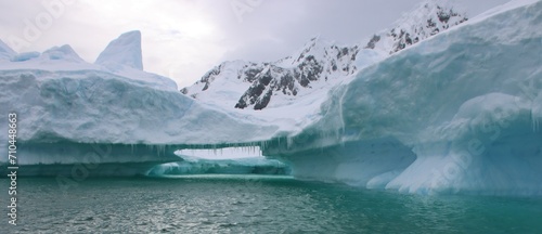 Iceberg near Pleneau Island, Antarctic Peninsula. photo