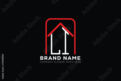 LI letter creative real estate vector logo design . LI creative initials letter logo concept. LI house sheap logo