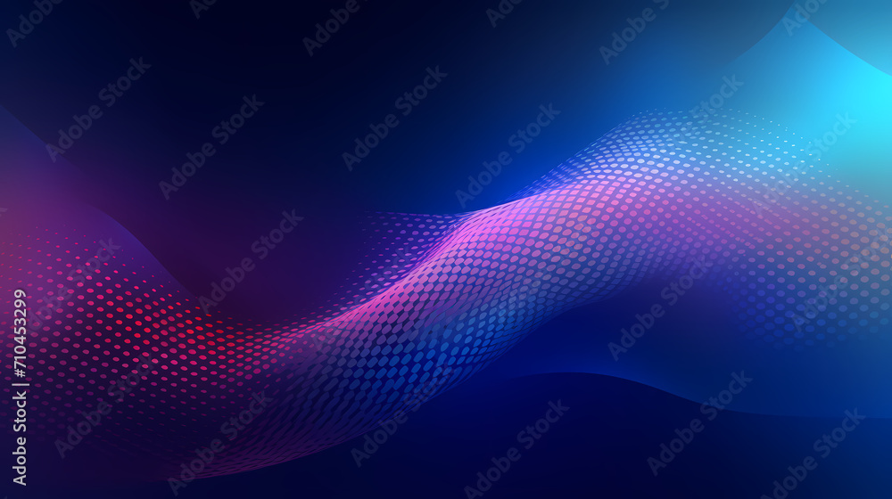 Obraz premium Abstract geometric lines background, technological lines background and light effects, 3D rendering