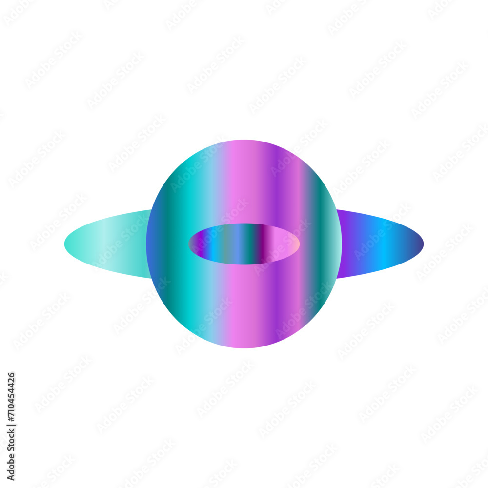 An abstract transparent cyberpunk oval shape design element. An abstract transparent cyberpunk oval shape design element.