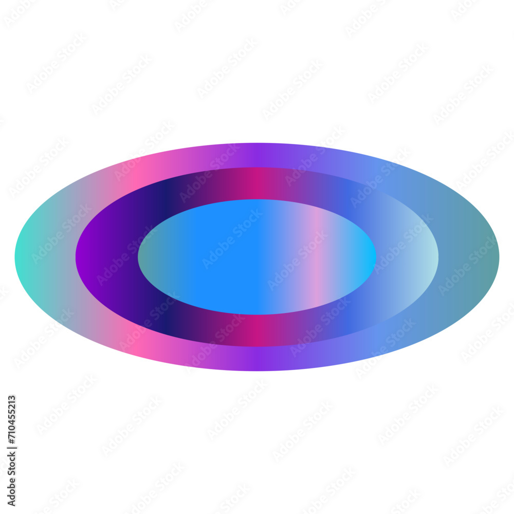 An abstract transparent cyberpunk oval shape design element. An abstract transparent cyberpunk oval shape design element.