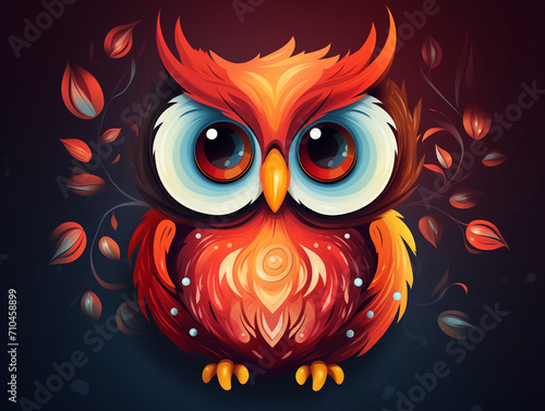 Colorful Owl illustration