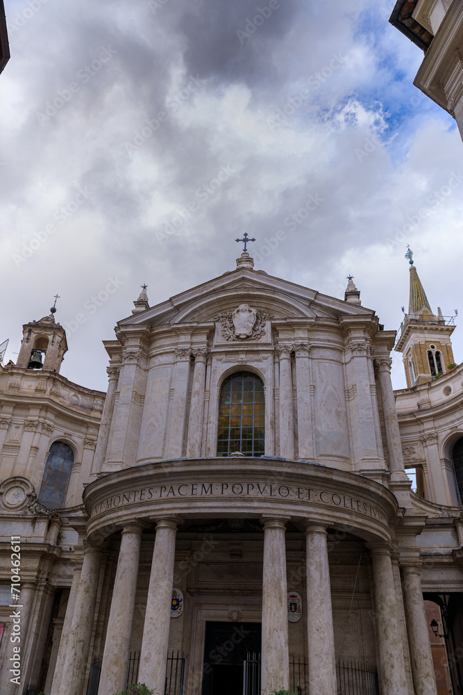 Church of Saint Mary of Peace in Rome, Italy. 