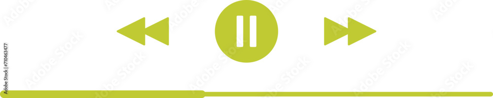 Music Player Interface Element Music Player Interface Element