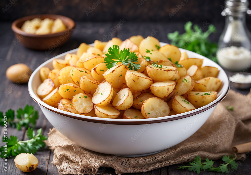 potatoes in a bowl potatoes in a bowl