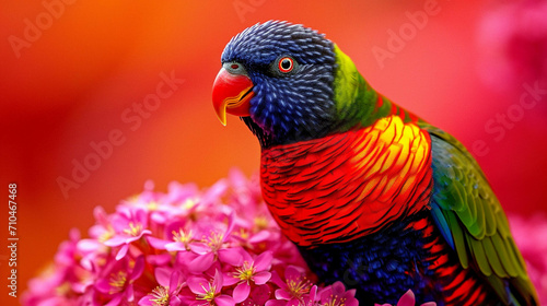 rainbow lorikeet parrot