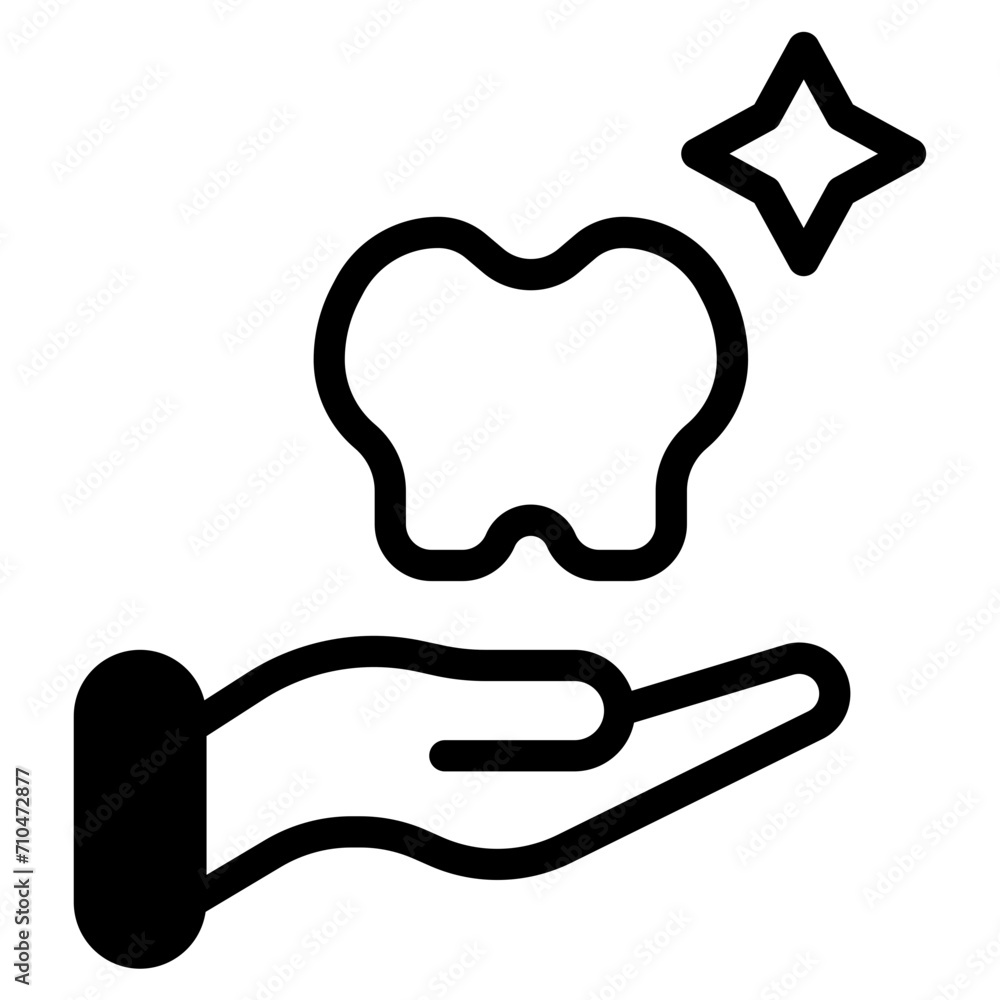 tooth dualtone icon tooth dualtone icon