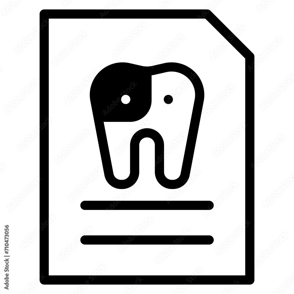 tooth dualtone icon tooth dualtone icon