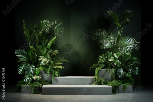 Minimalistic Elegance Meets Tropical Opulence A Podium Fusion