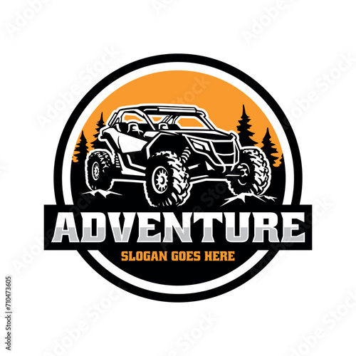 Adventure Vehicle Illustration Logo Vector
