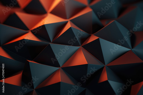 Abstract futuristic dark coloured geometry forms background