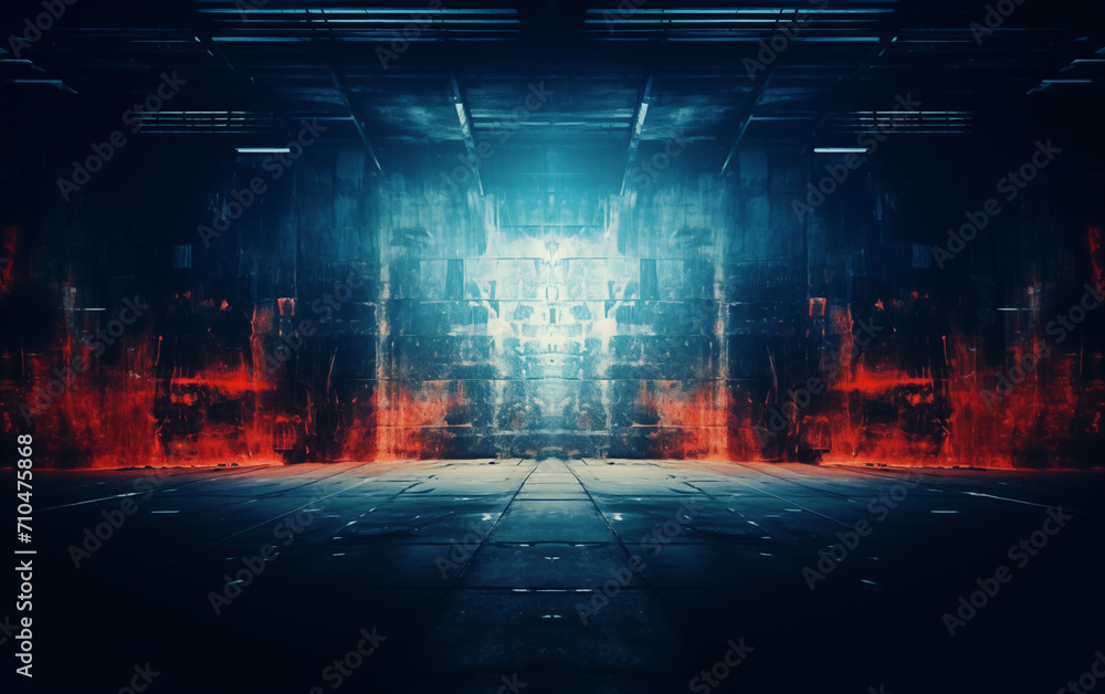 Naklejka premium stage light and shadow background,created with Generative AI tecnology.