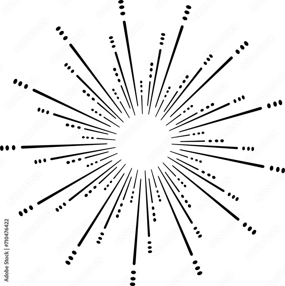 Sunburst style isolated illustration on transparent background. Sunburst style isolated illustration on transparent background.
