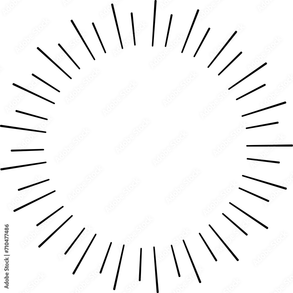 Sunburst style isolated illustration on transparent background. Sunburst style isolated illustration on transparent background.