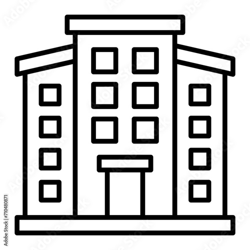   Headquarters line icon