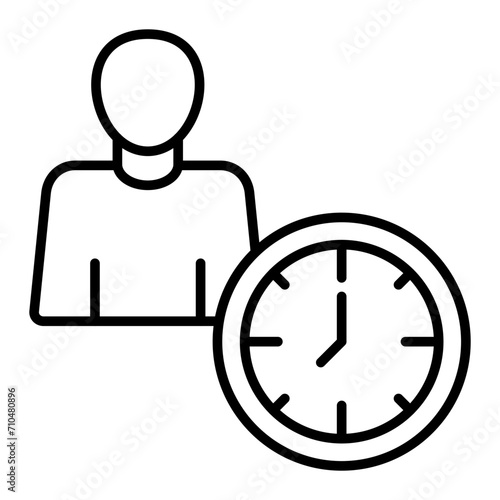   Time Management line icon