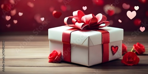 gift box with ribbon
