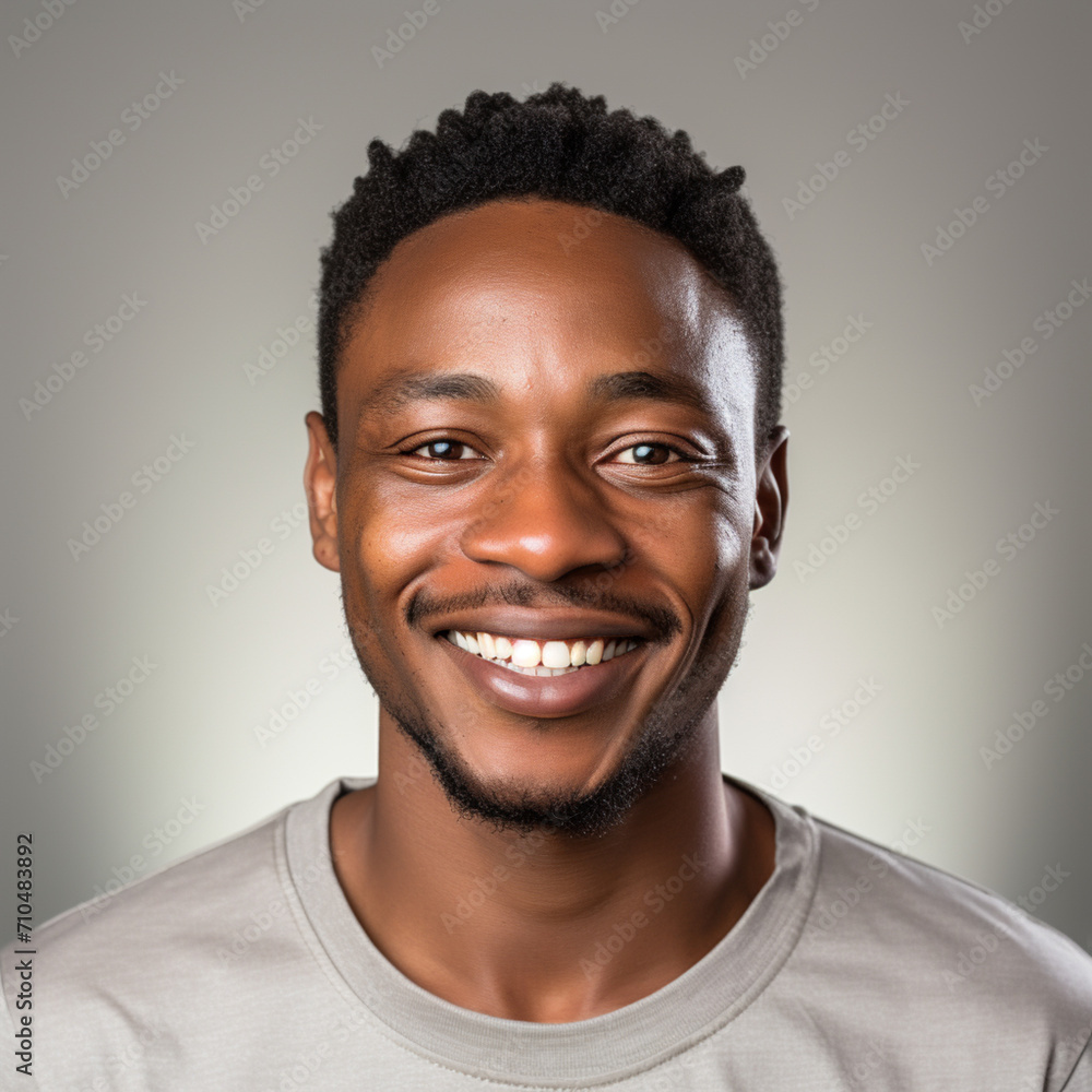 Radiant Confidence: A Charming Portrait of an African American Man. Strength and positivity of a person on a clean, isolated background. The power of a confident smile. Radiant Confidence: A Charming Portrait of an African American Man. Strength and positivity of a person on a clean, isolated background. The power of a confident smile.