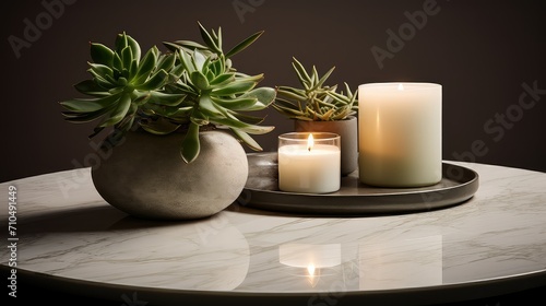 decor coffee table background illustration living home, style modern, vintage minimalist decor coffee table background