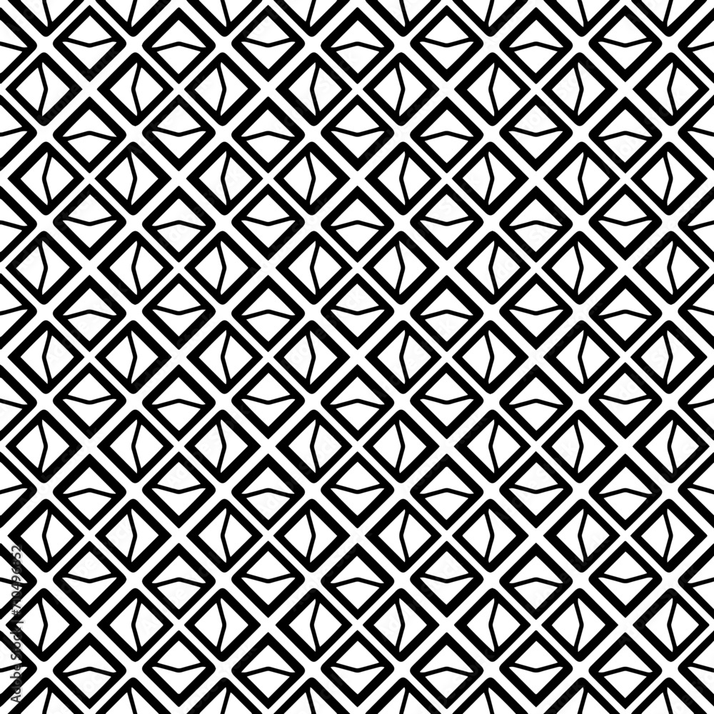 White background with black pattern. Seamless texture for fashion, textile design, on wall paper, wrapping paper, fabrics and home decor. Simple repeat pattern. White background with black pattern. Seamless texture for fashion, textile design, on wall paper, wrapping paper, fabrics and home decor. Simple repeat pattern.