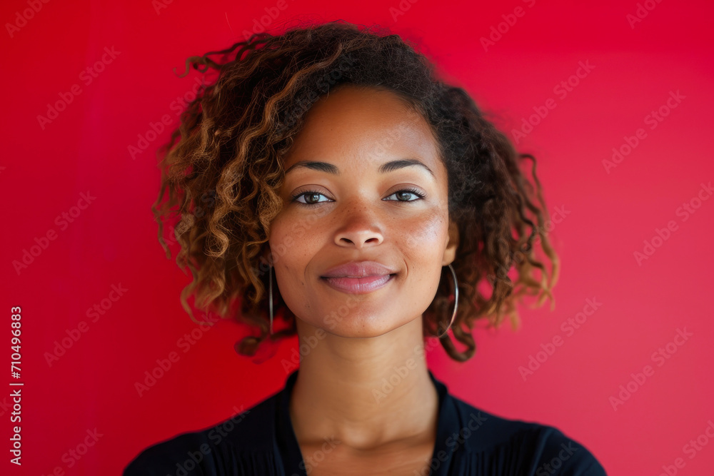 Frontal View of Female Presenter Speaking Frontal View of Female Presenter Speaking