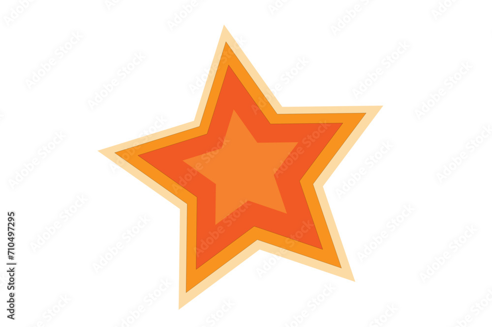 orange star on a white background, orange star on a white background,