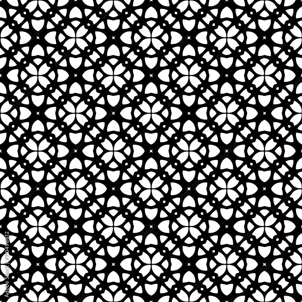 White background with black pattern. Seamless texture for fashion, textile design, on wall paper, wrapping paper, fabrics and home decor. Simple repeat pattern. White background with black pattern. Seamless texture for fashion, textile design, on wall paper, wrapping paper, fabrics and home decor. Simple repeat pattern.