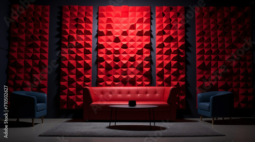 Photograph of acoustic panels