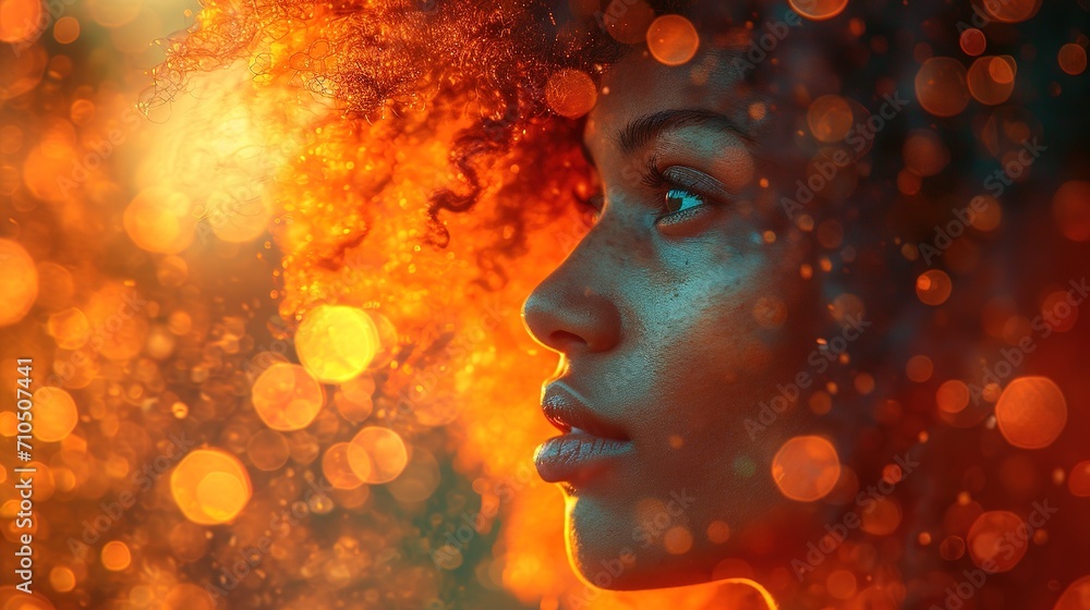 a black girl with long hair, in the style of vibrant, high-energy imagery, low-angle, high resolution, explosive pigmentation, afro-caribbean influence, photo, uhd image a black girl with long hair, in the style of vibrant, high-energy imagery, low-angle, high resolution, explosive pigmentation, afro-caribbean influence, photo, uhd image