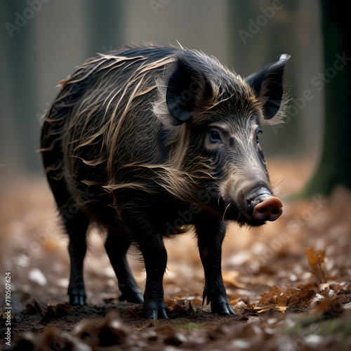 wild boars, AI-generatet