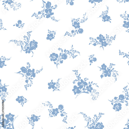 Beautiful floral pattern perfect for textile design 