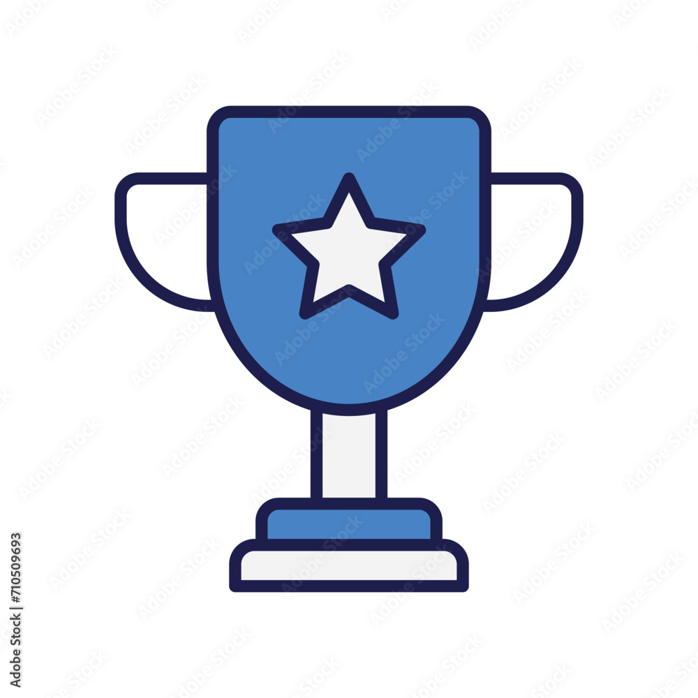 trophy icon with white background vector stock illustration trophy icon with white background vector stock illustration