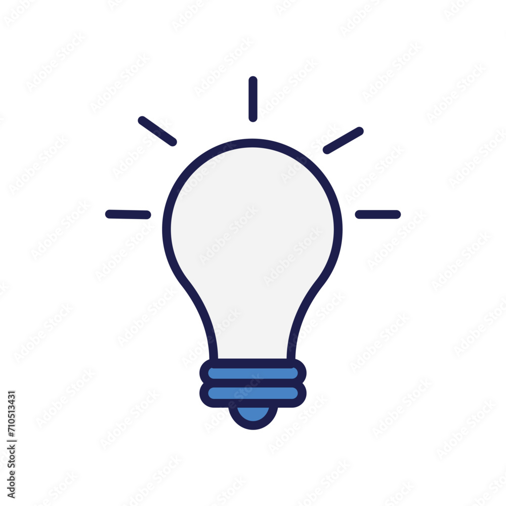 ideas icon with white background vector stock illustration ideas icon with white background vector stock illustration