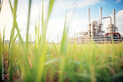 field of sugarcane with a focus on potential bioethanol